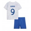 Frankrike Olivier Giroud #9 Bortaställ Barn VM 2022 Korta ärmar (+ Korta byxor)